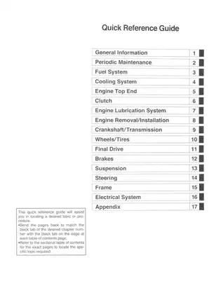 2008 Kawasaki KLR650, KL650 service manual Preview image 3