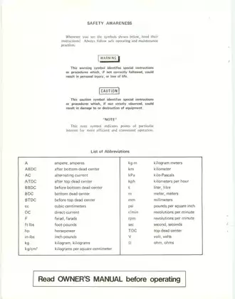 1976-1983 Kawasaki KZ650 service manual Preview image 2