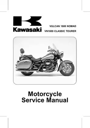 2005 Kawasaki Vulcan 1600 Nomad, VN1600 Classic Tourer service manual Preview image 1