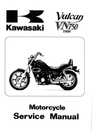 1985-2006 Kawasaki VN 750 Twin VN700 service manual Preview image 1