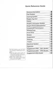 1995-2005 Kawasaki Vulcan 800, VN 800 service manual Preview image 2