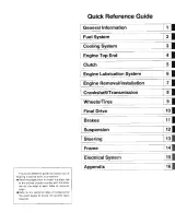 1996 Kawasaki VN1500 Factory Service Manual Set — A/B Base Manual + D1 and E/F Classic Supplements (P/N 99924-1078-08, 99924-1191-51, 99924-1229-56) – preview page 2