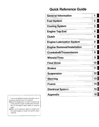 1987-2004 Kawasaki VN 1500 Classic, Vulcan 1500 Classic service manual Preview image 2