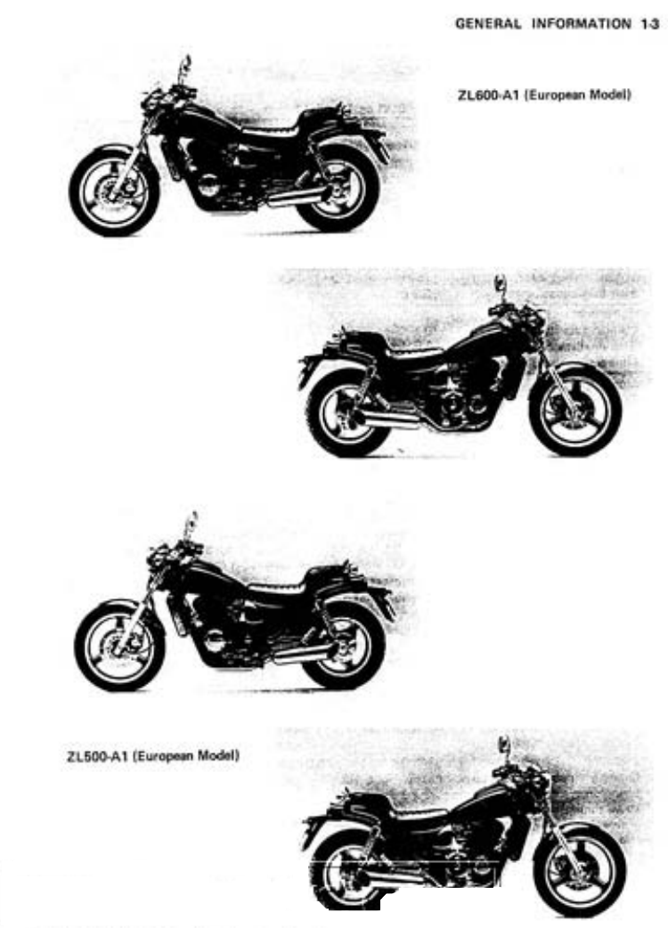 1986 Kawasaki ZL500, ZL600 Eliminator repair manual Preview image 4