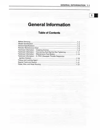 1997-1999 Kawasaki ZR 1100, ZRX 1100 repair manual