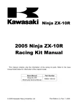 2004–2005 Kawasaki Ninja ZX-10R Service & Racing Kit Manual Set (P/N 99924-1322-02, Doc No. 99929-1870-01) – preview page 1