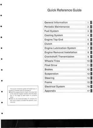 2003-2004 Kawasaki Ninja ZX 6R, ZX 6RR, ZX 636, ZX 600 service manual Preview image 1