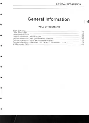 2003-2004 Kawasaki Ninja ZX 6R, ZX 6RR, ZX 636, ZX 600 service manual Preview image 4