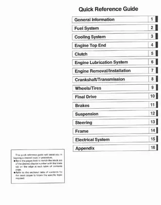 1996-2003 Kawasaki Ninja ZX-7RR, ZX-7R, ZX 750 service manual Preview image 3