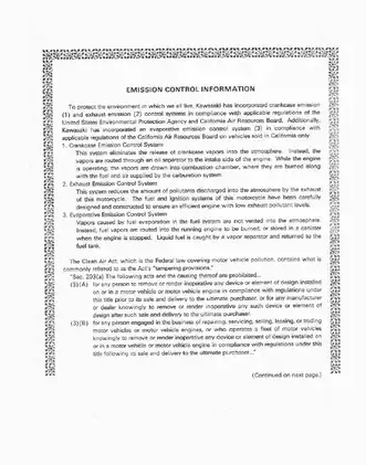 1996-2003 Kawasaki Ninja ZX-7RR, ZX-7R, ZX 750 motorcycle service manual Preview image 5