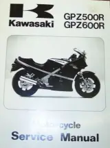 Kawasaki GPZ500R, GPZ600R 1985–1989 Service Manual (P/N 99924-1055-04) – preview page 1