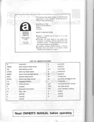 1985-1989 Kawasaki GPZ500 R, GPZ600R service manual Preview image 4