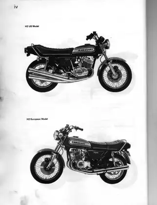 1969-1977 Kawasaki KH 500, H1, H2 shop manual Preview image 5