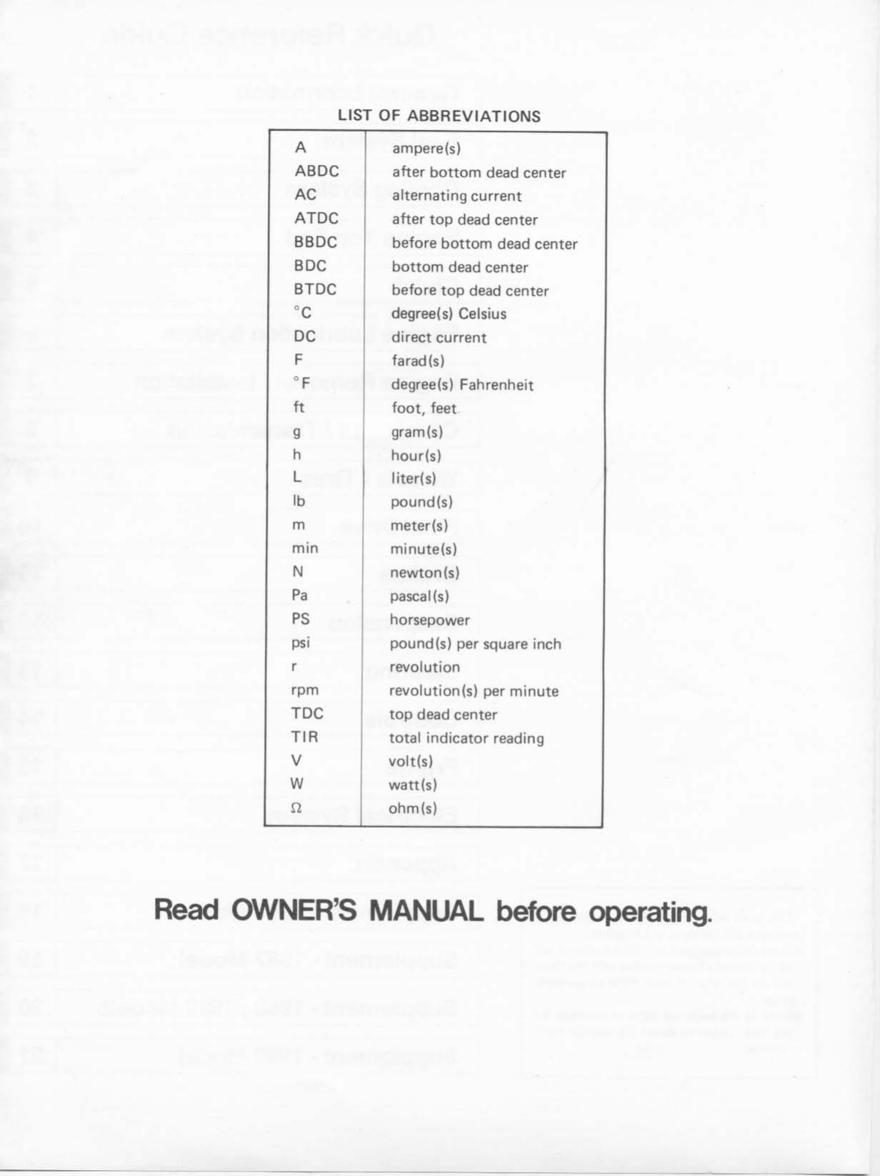 Kawasaki GPz900R service manual Preview image 3