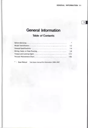 1988-2007 Kawasaki Ninja 250R, GPX250R service manual Preview image 5