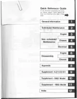 Kawasaki KZ1000/KZ1100 1981–1985 Service Manual  (P/N 99924-1026-03) – preview page 2