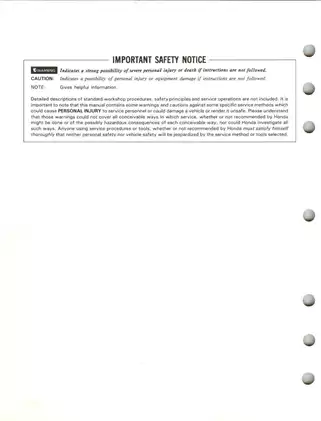 1988-1999 Honda Z50R service manual Preview image 2