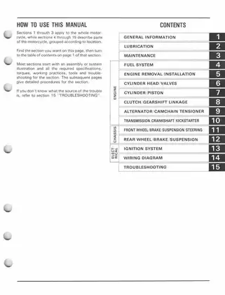Comprehensive Honda Motorcycle Repair Manual for '88 and Later Models Preview image 3