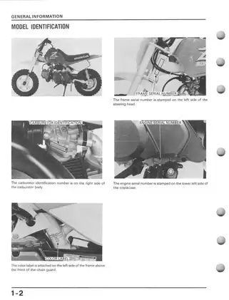 1988-1999 Honda Z50R service manual Preview image 5