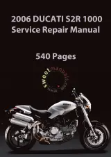 Ducati S2R 1000 Performance & Maintenance Guide 2006 Factory Edition (P/N 91470611A) – preview page 1