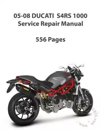 Ducati S4RS 1000 Service Repair Manual (2005-2008)