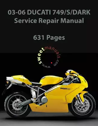 Ducati 749/S/Dark Service Repair Manual (2003-2006)