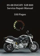 2005–2008 Ducati Monster S2R/S2R Dark Service & Repair Manual (Edition 00) – preview page 1