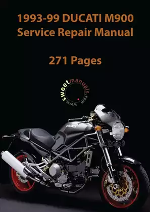 1993-99 Ducati M900 Service Repair Manual