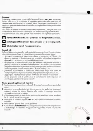 1993-99 Ducati M900 Service Repair Manual Preview image 2