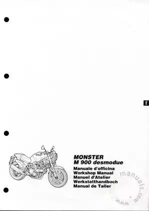 1993-1999 Ducati Monster M900 service repair manual Preview image 3