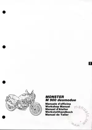 1993-99 Ducati M900 Service Repair Manual Preview image 3