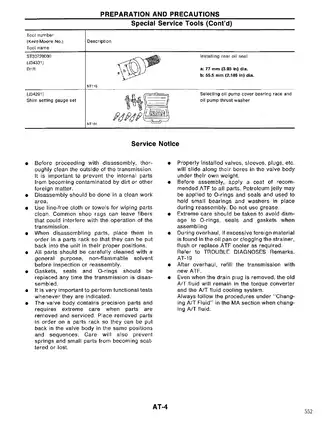 1986-1995 Nissan Pathfinder shop manual Preview image 4