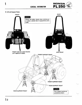 1981 Honda FL250 Odyssey shop manual Preview image 5