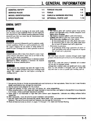 Honda FL400R Service Manual (1988) - Comprehensive Vehicle Guide Preview image 4