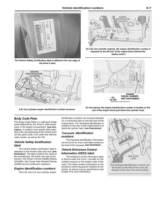 1995-2000 Plymouth Breeze repair manual Preview image 5