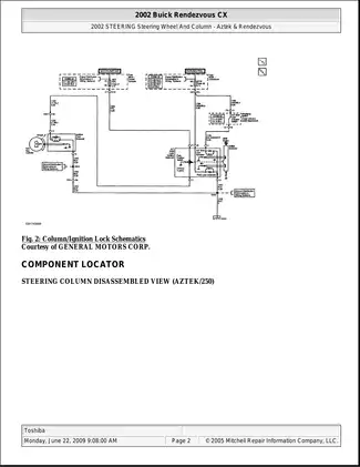 2002-2007 Pontiac Aztek factory service manual Preview image 2