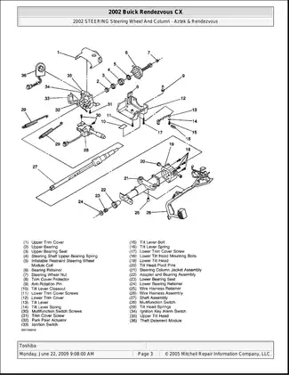 2002-2007 Pontiac Aztek factory service manual Preview image 3