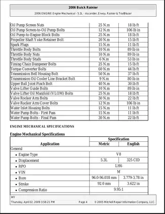 2004-2008 Buick Rainer manual Preview image 4