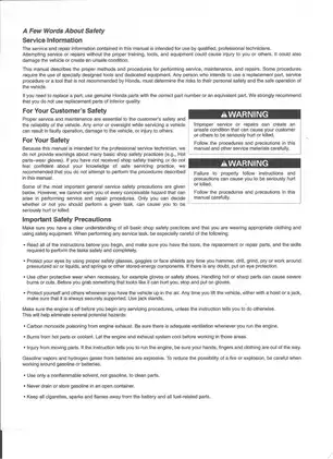 Comprehensive Honda TRX650FA Service Manual - Repair and Maintenance Guide Preview image 2