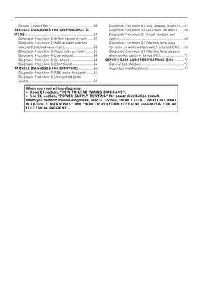 Nissan Patrol GR Y61 Brake System manual Preview image 2