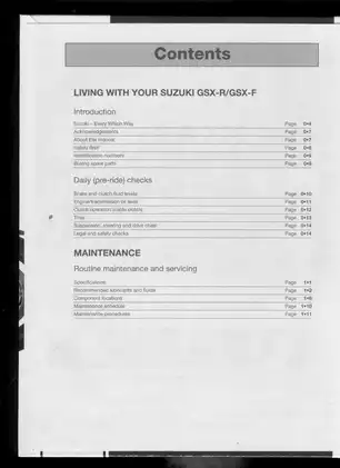 1985-1996 Suzuki GSX-R750, GSX-R1000, GSX600F, GSX750F, GSX1100F repair manual Preview image 2