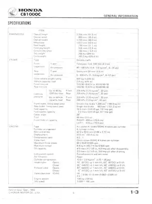 1982-1983 Honda CB1000C Custom, CB1000 repair manual Preview image 4