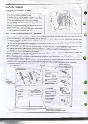 1992-1998 Honda CB1000 (Super Four) shop manual Preview image 3