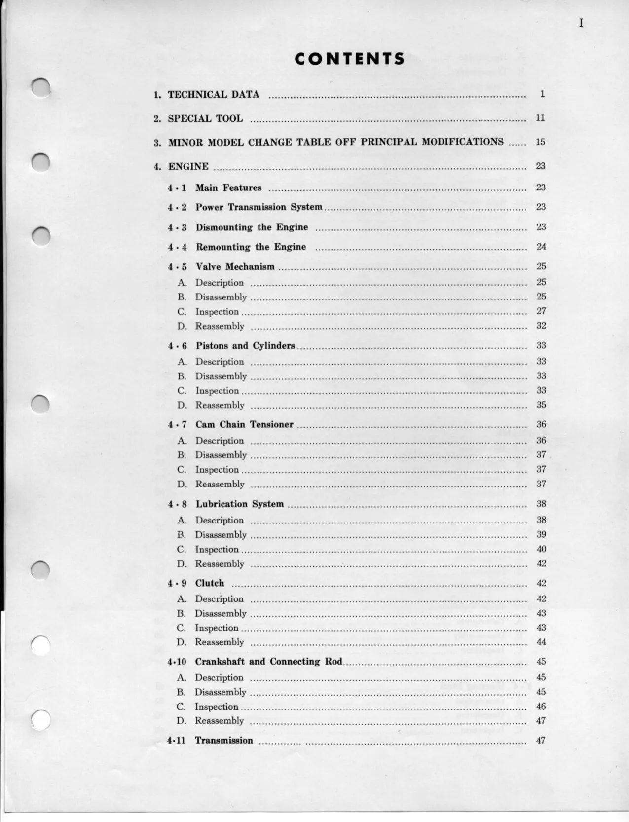 Honda 250, CB250, CL250, CJ250 service manual Preview image 3