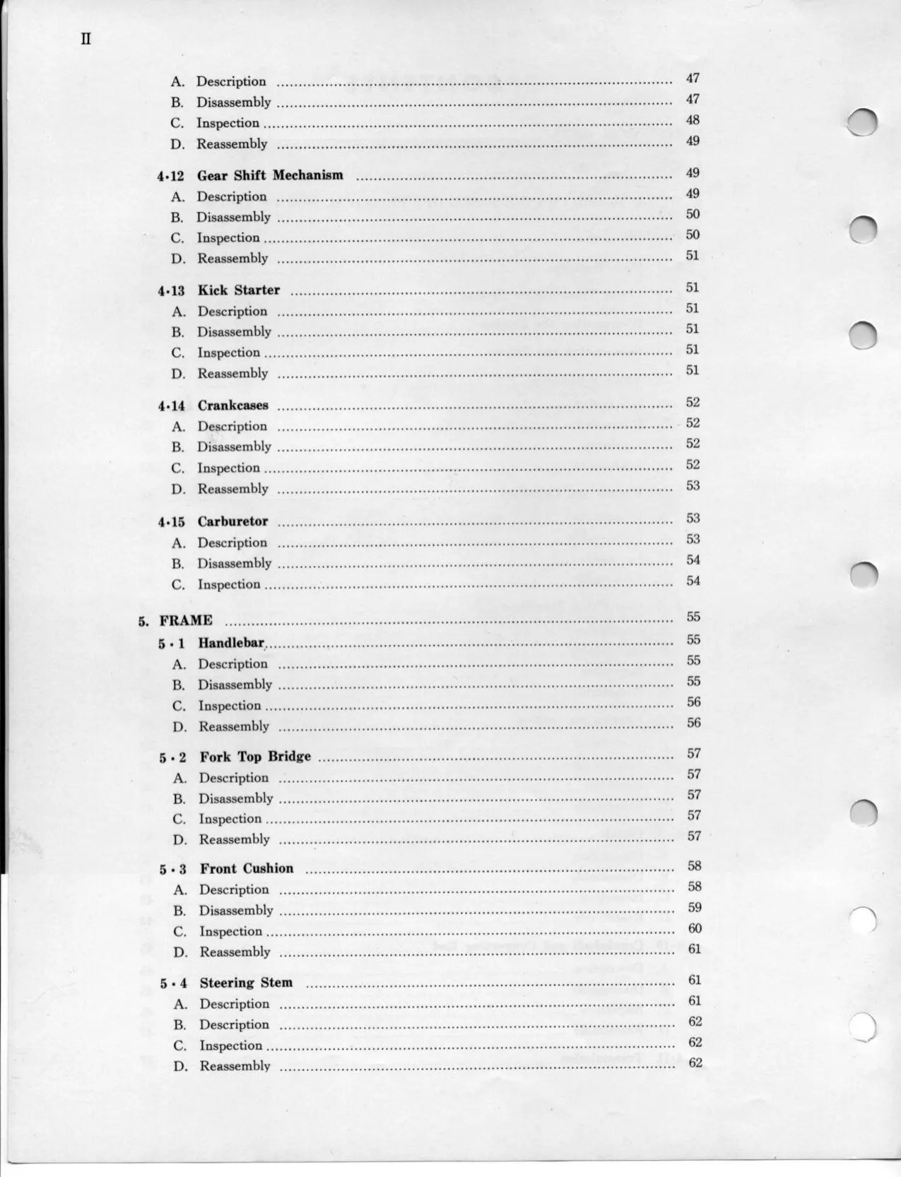 Honda 250, CB250, CL250, CJ250 service manual Preview image 4