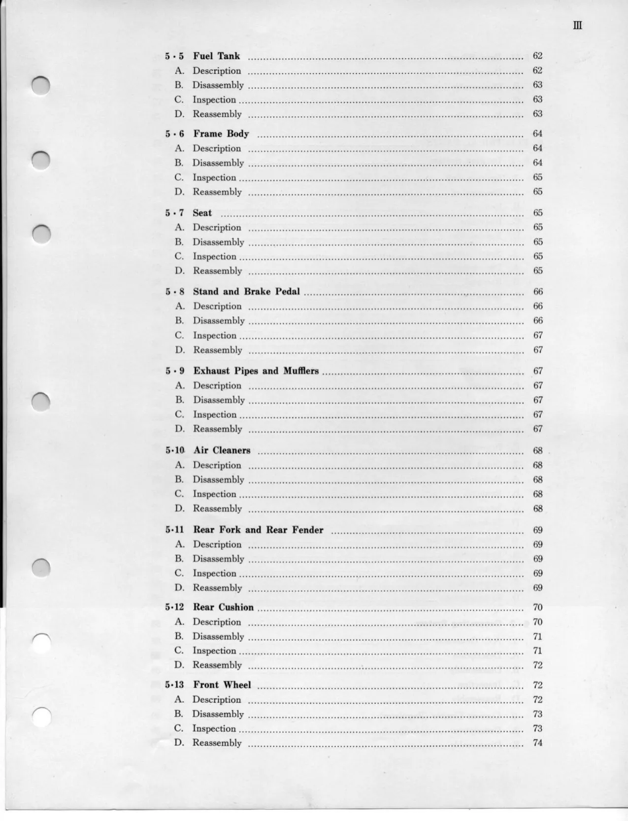 Honda 250, CB250, CL250, CJ250 service manual Preview image 5