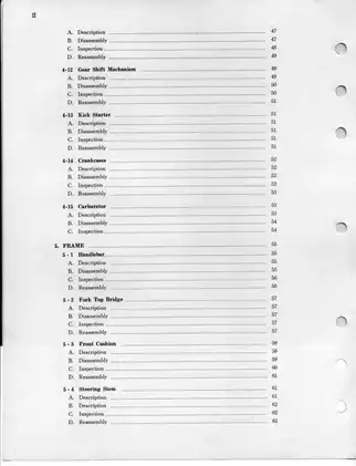 Honda CB350, CL350, SL350 shop manual Preview image 4
