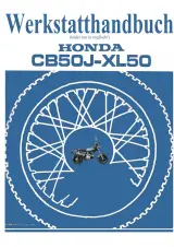 Honda CB50 / XL50 / CB50J Workshop Manual (P/N 0030Z-149-8800) – preview page 1