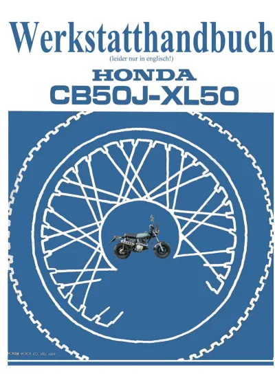 Honda CB50 / XL50 / CB50J Workshop Manual (P/N 0030Z-149-8800)