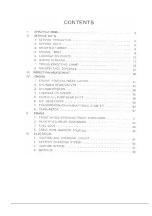 Honda CB50, XL50, CB50J repair manual Preview image 3